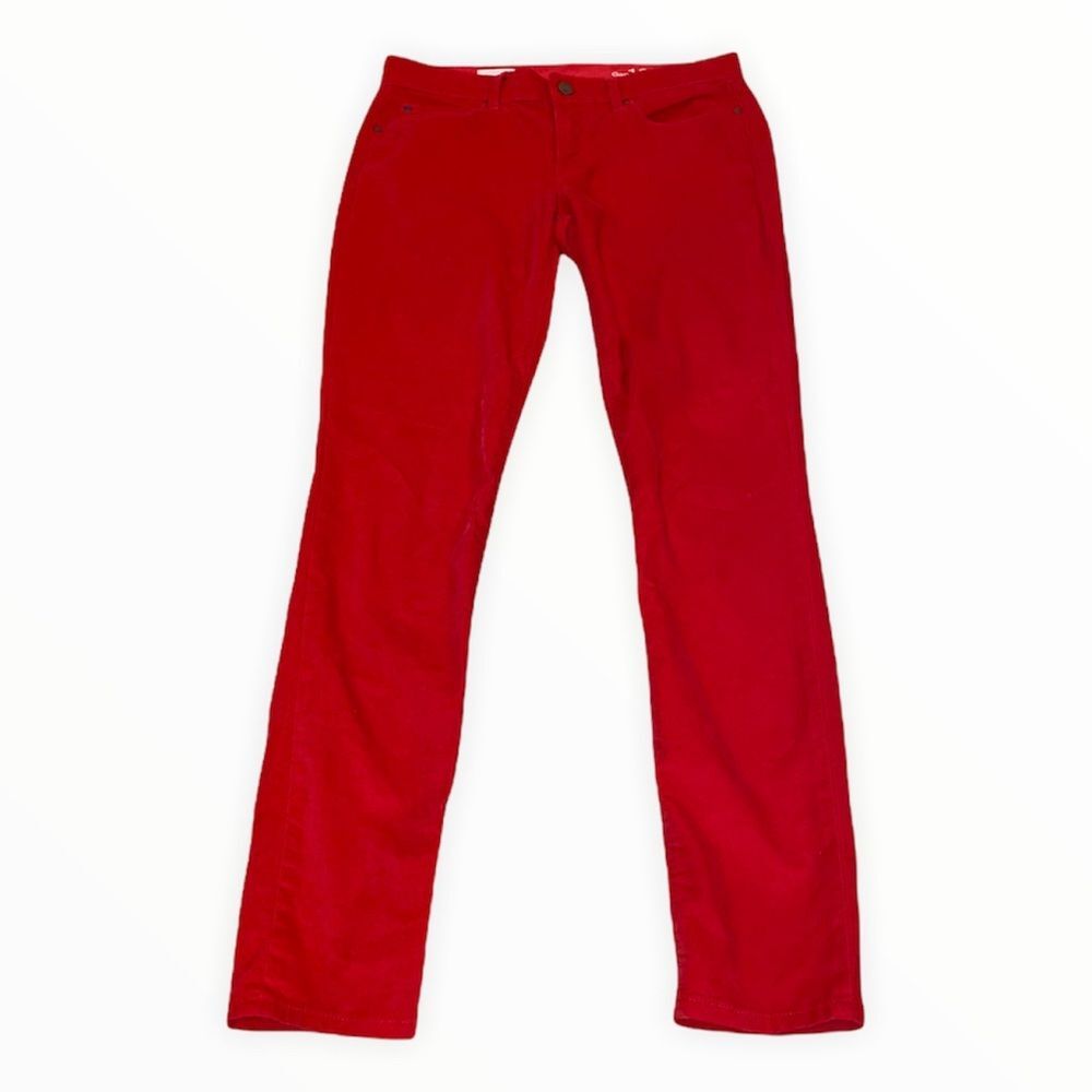 NEW GAP Corduroy Straight Pants Red